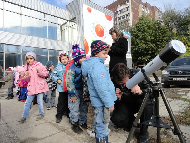 Фото к Премьерный урок из космоса