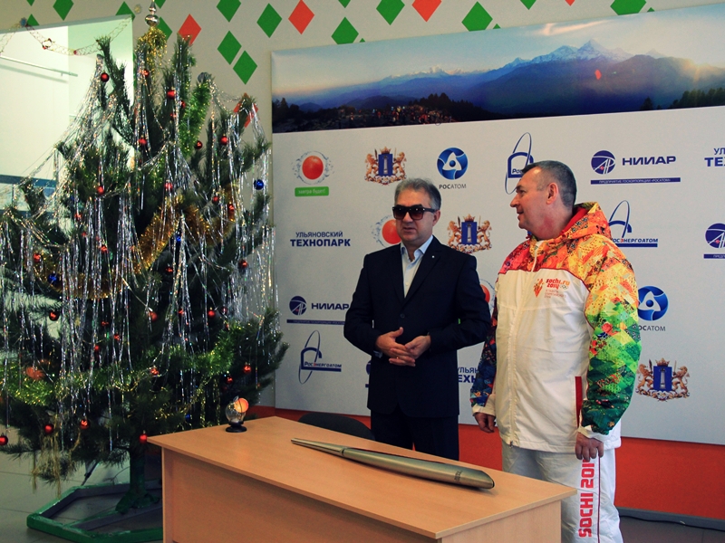 Фото к Символ Олимпиады в инфоцентре Ульяновска!