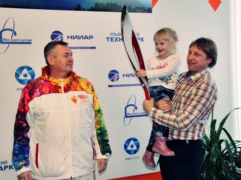 Фото к Символ Олимпиады в инфоцентре Ульяновска!