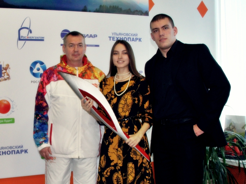 Фото к Символ Олимпиады в инфоцентре Ульяновска!