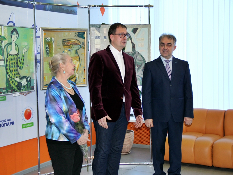 Фото к «Лишь ей, единственной…" — выставка Ульяновских художников в информационном центре атомной отрасли города Ульяновска 