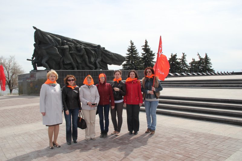 Фото к «Моё «Спасибо!» ветеранам: флешмоб к  70-летию со дня Победы в Великой Отечественной Войне в Ульяновске.