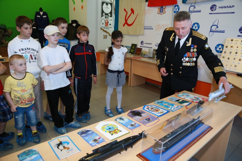 Фото к Школьники «Атомграда» погрузились в историю подводного флота России