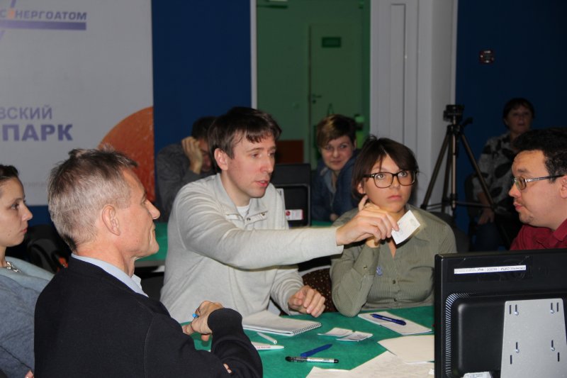 Фото к Объявлены победители чемпионата «Что? Где? Когда?» среди предприятий атомной отрасли